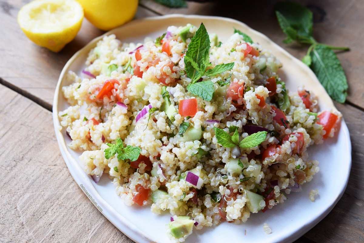Ensalada tabule de quinoa